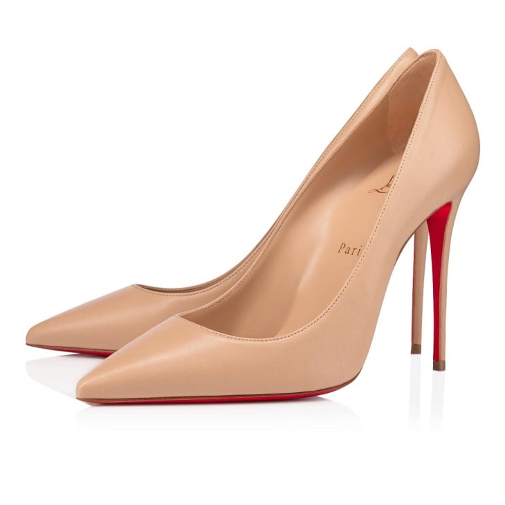 Kate 100 mm Pumps - Lamb nappa leather - Nude 1 - Women, £645 (approximately P49,821.08), CHRISTIAN LOUBOUTIN, eu.christianlouboutin.com